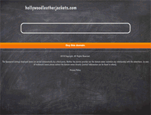 Tablet Screenshot of hollywoodleatherjackets.com